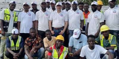 Fusion Global team after onsite telecom deployment